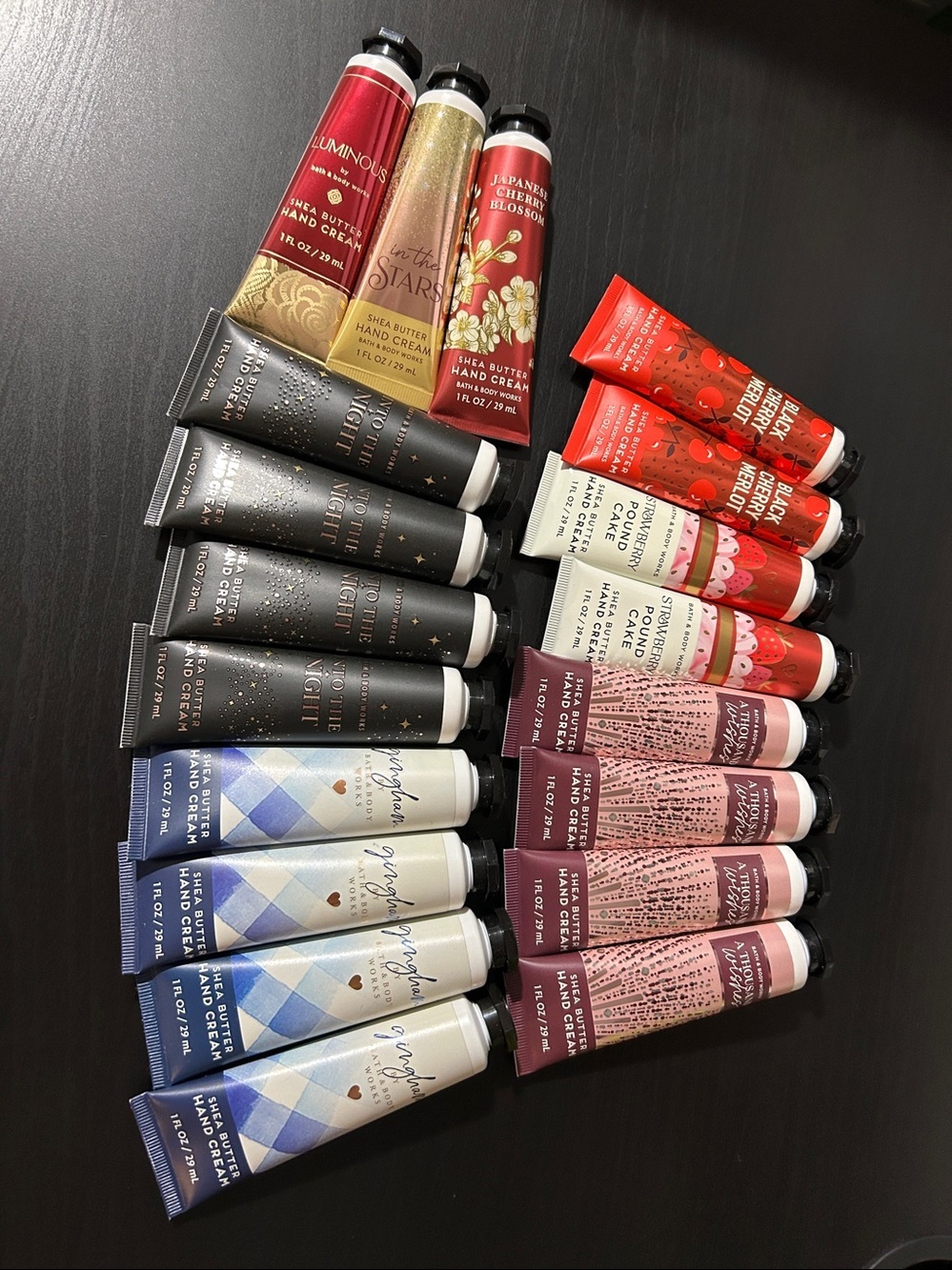 Bundle of 19 pieces Bath & Body Works Shea Butter Hand Creams